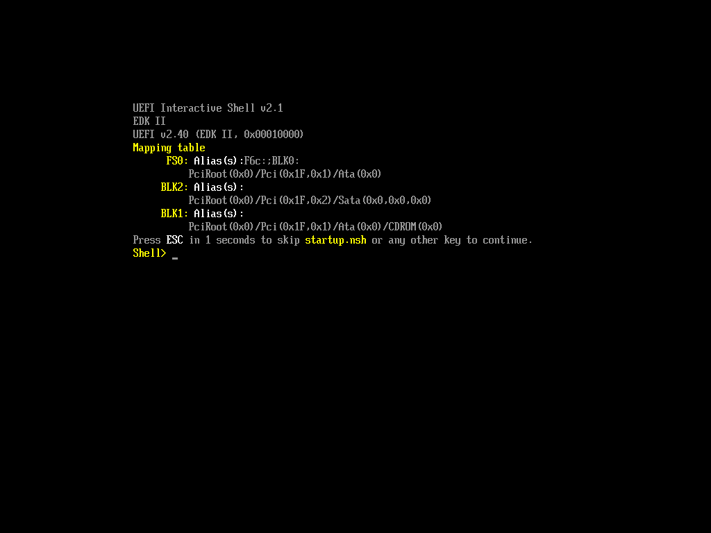 UEFI Shell